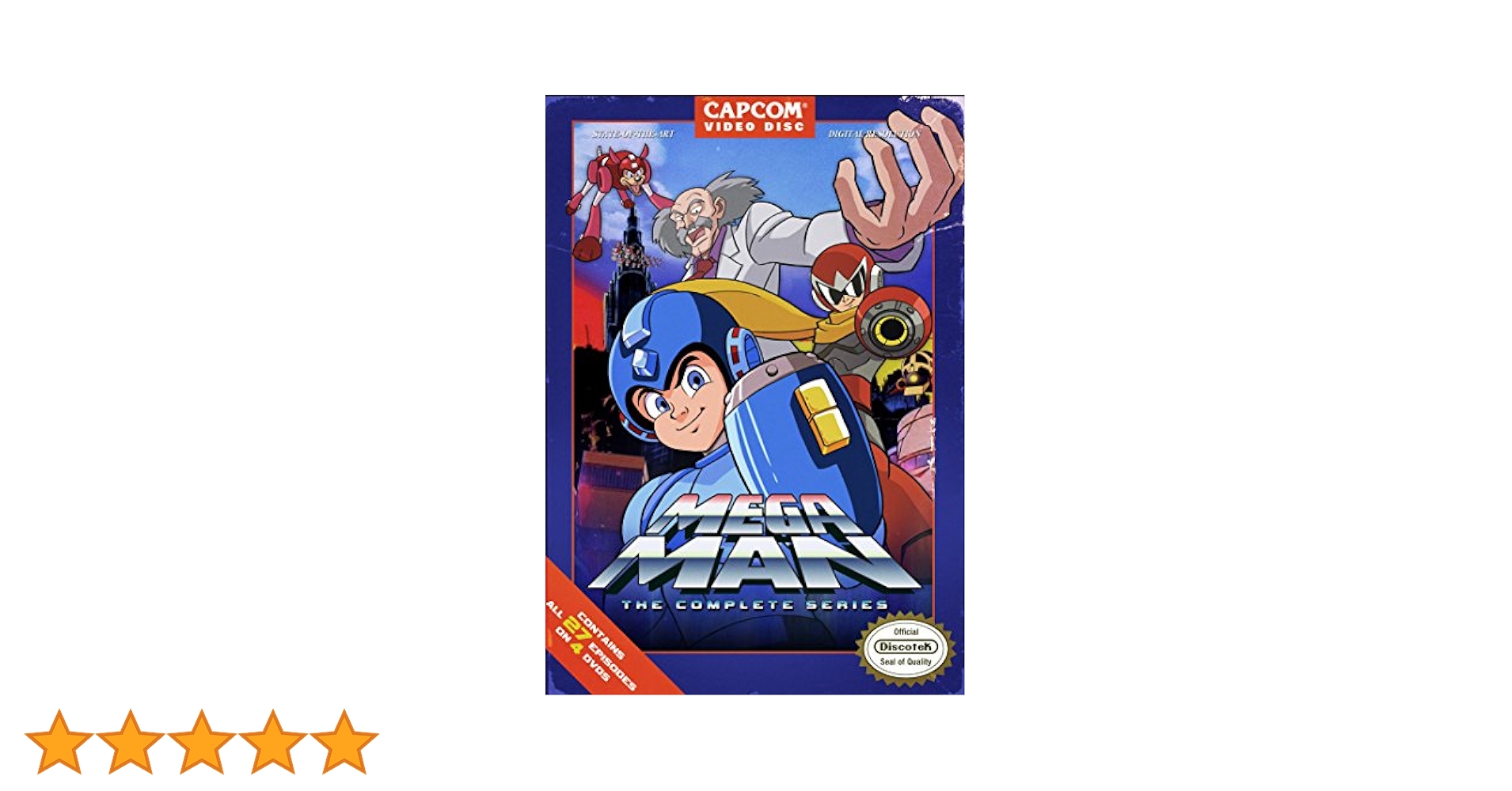 ロックマンUSA Mega Man 1994 TV 完全版DVD (北米版) ロックマンUSA Mega Man 1994 TV 完全版DVD (北米版) ロックマン